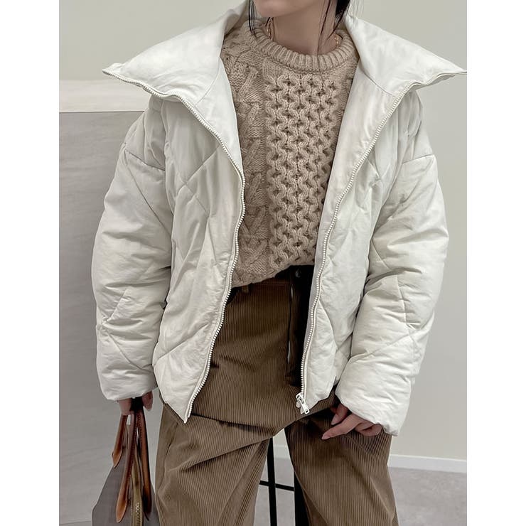 ダイヤキルト中綿ダウンジャケット | Re:EDIT | 詳細画像27 