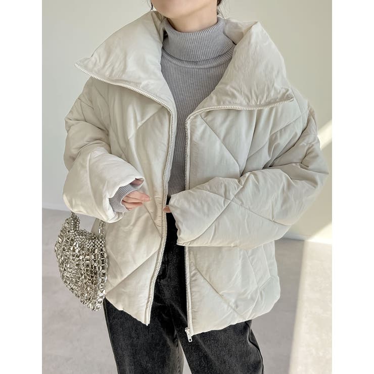 ダイヤキルト中綿ダウンジャケット | Re:EDIT | 詳細画像30 