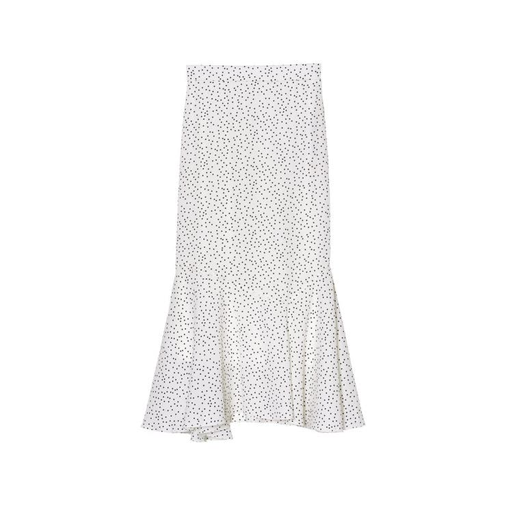 オフホワイト(002) | 深みのあるカラーリングと小ぶりなドットがトレンドライク | Re:EDIT