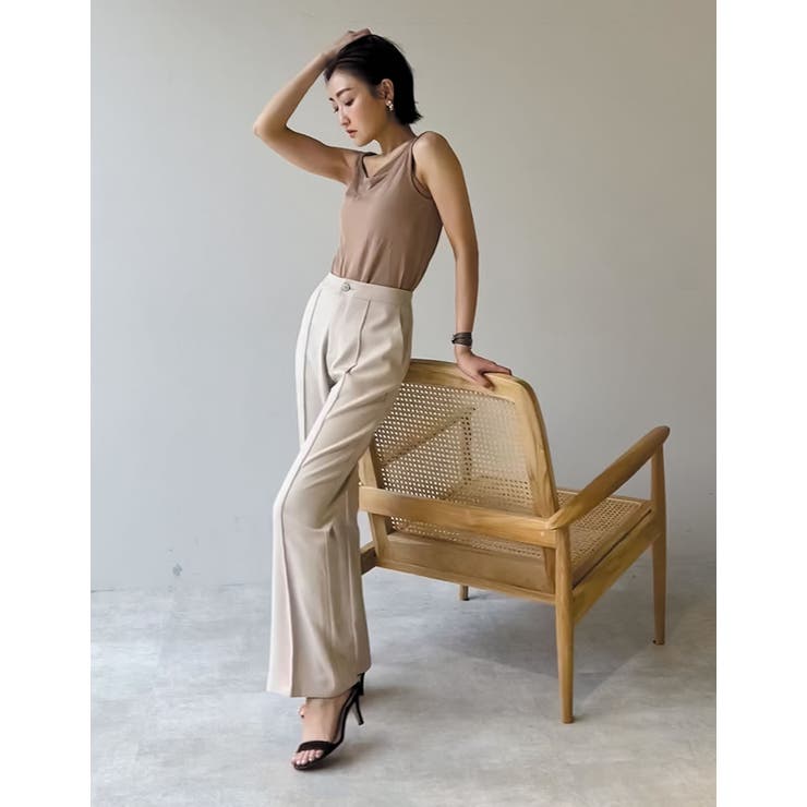 大人の魅力を引き立てる綺麗なシルエットが魅力 [金子麻貴さん着用][低身長 高身… | Re:EDIT | 詳細画像23 