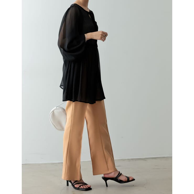 大人の魅力を引き立てる綺麗なシルエットが魅力 [金子麻貴さん着用][低身長 高身… | Re:EDIT | 詳細画像26 