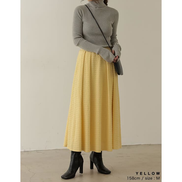 表情豊かな生地感でデイリーコーデをアップデート [低身長サイズ有]カットジャガー… | Re:EDIT | 詳細画像14 