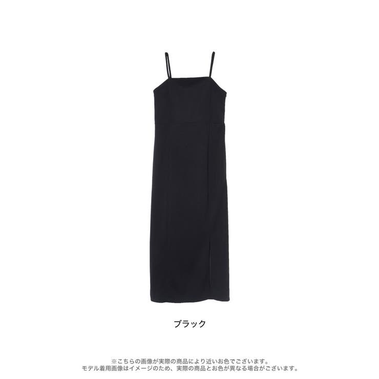 ジョーゼットポンチスリットキャミワンピース[品番：GS000020332]｜Re