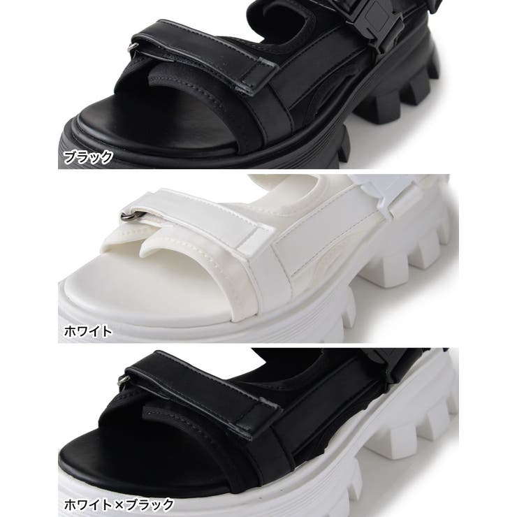 モードかつボリューム感のあるシルエットが旬 チャンキーソール