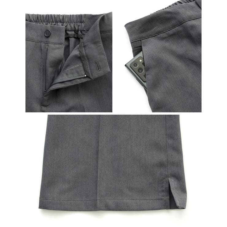 [低身長サイズ有]ツイルフィットフレアスラックス | Re:EDIT | 詳細画像32 