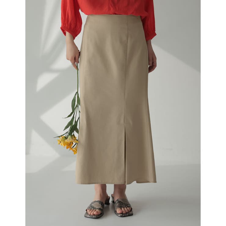 様々なシーンにぴったりなナチュラルスカート ボックスタックマーメイドスカート | Re:EDIT | 詳細画像5 