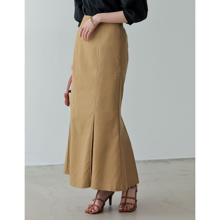 様々なシーンにぴったりなナチュラルスカート ボックスタックマーメイドスカート | Re:EDIT | 詳細画像10 