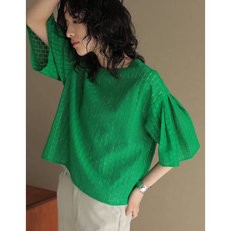 ブロックレースがモードな雰囲気を纏う ブロックレースブラウス トップス 品番 Gs Re Edit リエディ のレディースファッション通販 Shoplist ショップリスト