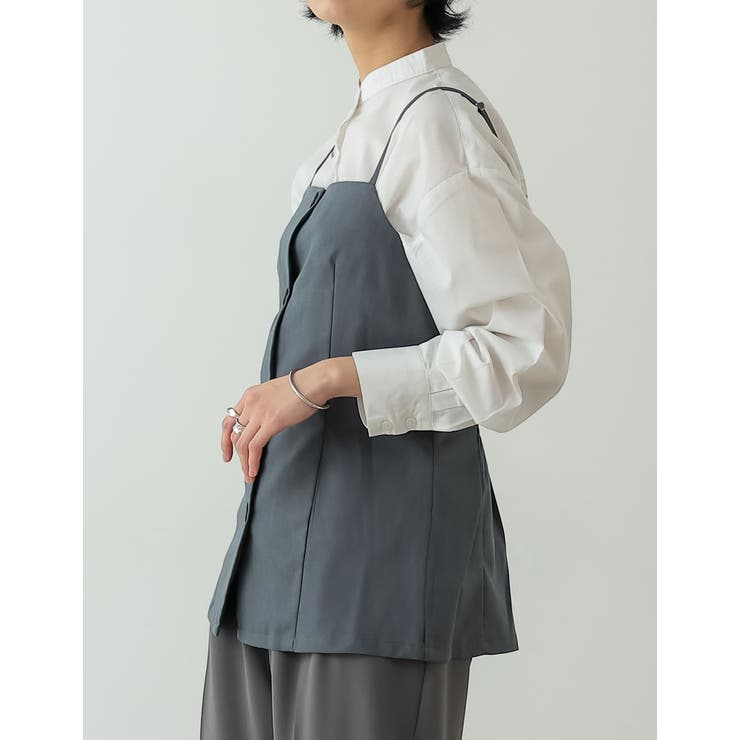 ツイルボタンダウンビスチェ | Re:EDIT | 詳細画像16 