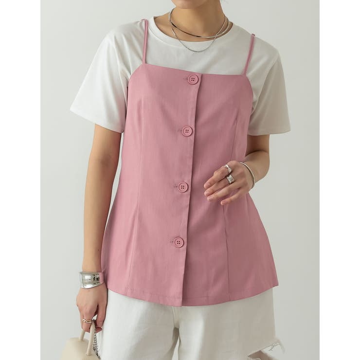 ツイルボタンダウンビスチェ | Re:EDIT | 詳細画像4 