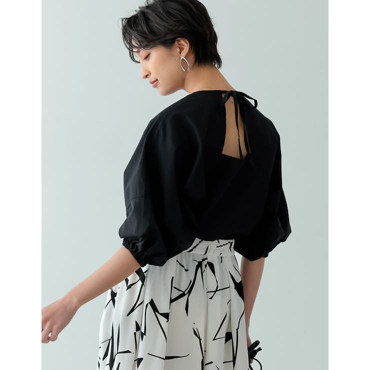 ランタンスリーブデザインが新鮮さのある着こなしに | Re:EDIT | 詳細画像9 