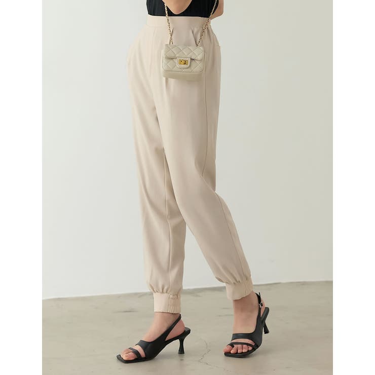 ジョーゼットフロントタックジョガーパンツ | Re:EDIT | 詳細画像15 