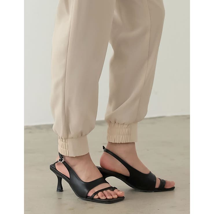 ジョーゼットフロントタックジョガーパンツ | Re:EDIT | 詳細画像21 