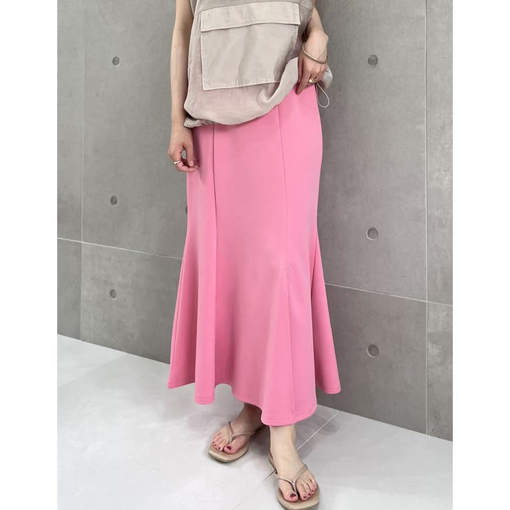 ピンク(010) | 着映えるマーメイドシルエでモードな雰囲気を演出 | Re:EDIT