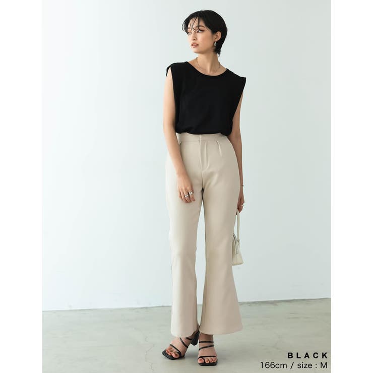 シンプルながらも抜け感のあるシアータンクトップ | Re:EDIT | 詳細画像10 