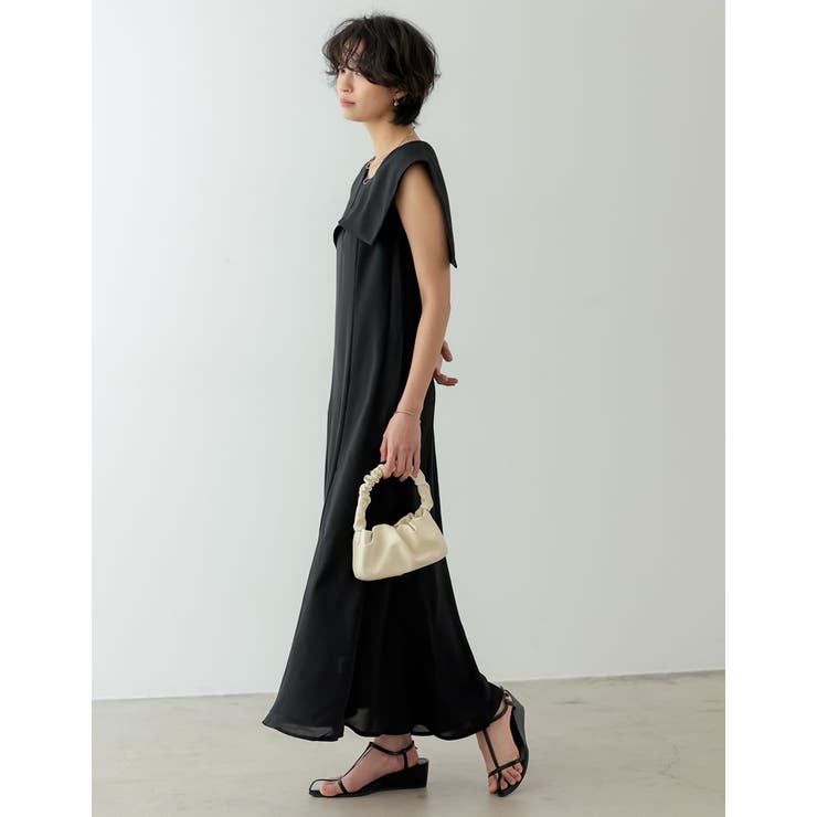 低身長/高身長サイズ有]ポーラセーラーカラーワンピース[品番