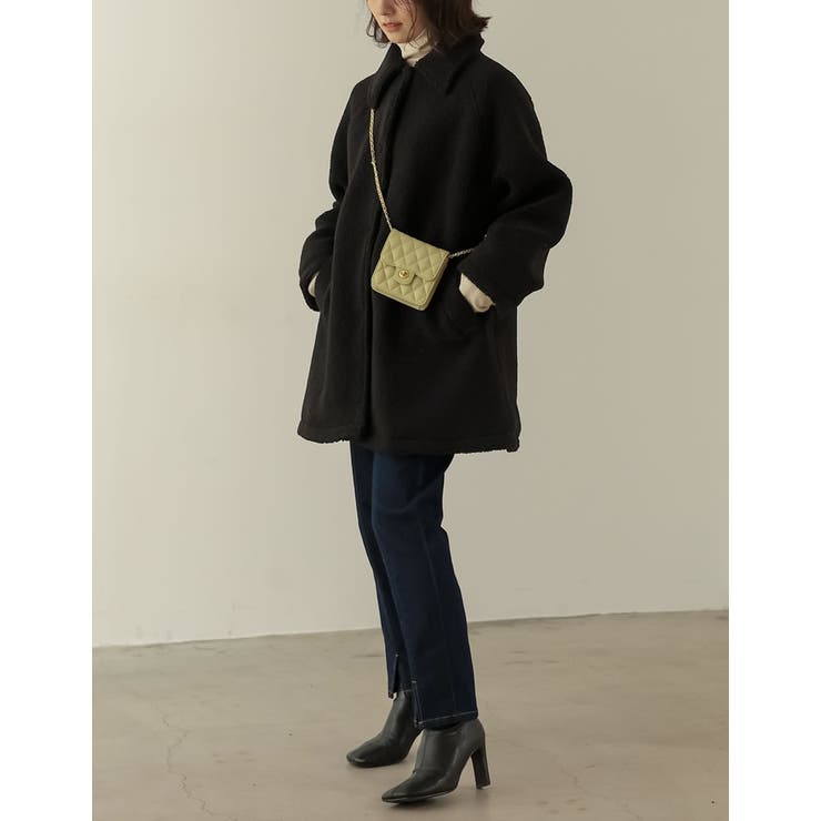 ボアステンカラーミドルコート[品番：GS000020898]｜Re:EDIT（リエディ