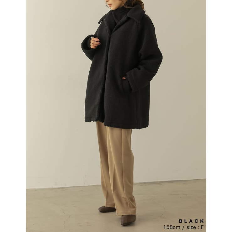 ESSEN シープ ボア パイルコート 38 テディ似 ELFRANK コート アウター 「2025AW」テディベア ボアコート ボア