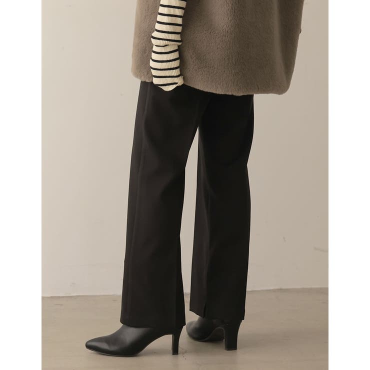 きれい見えするシルエットにこだわったスラックス [2022A W | Re:EDIT | 詳細画像7 