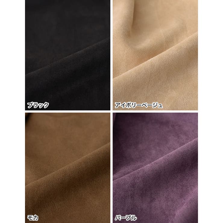 [低身長サイズ有]スウェードポンチテーラードノースリコート | Re:EDIT | 詳細画像19 