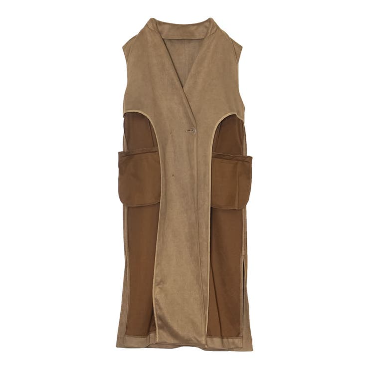 [低身長サイズ有]スウェードポンチテーラードノースリコート | Re:EDIT | 詳細画像29 