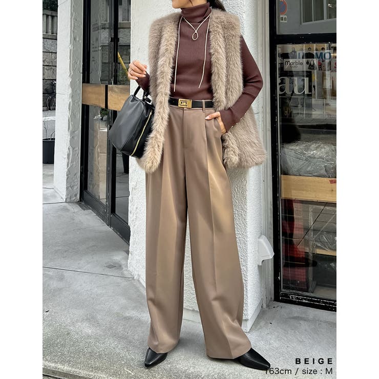 [販売枚数1.3万枚突破]ミドルフェイクファーベスト | Re:EDIT | 詳細画像37 