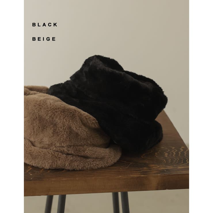 シーズンムード高まるスタイリングに フェイクファーバケットハット 帽子/ハット | Re:EDIT | 詳細画像2 