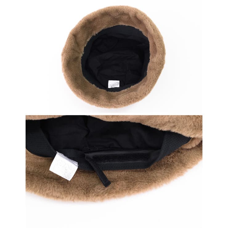 シーズンムード高まるスタイリングに フェイクファーバケットハット 帽子/ハット | Re:EDIT | 詳細画像6 