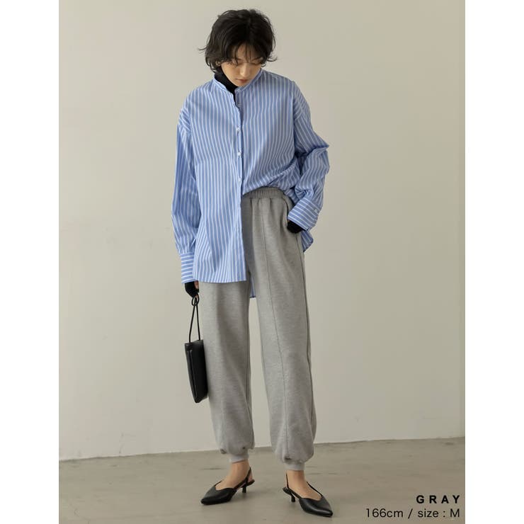 旬なコーデを楽しめるスウェットパンツ [低身長サイズ有]裏毛シームステッチデザイ… | Re:EDIT | 詳細画像15 