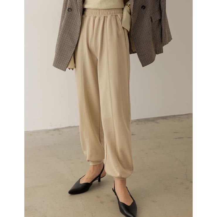 旬なコーデを楽しめるスウェットパンツ [低身長サイズ有]裏毛シームステッチデザイ… | Re:EDIT | 詳細画像6 