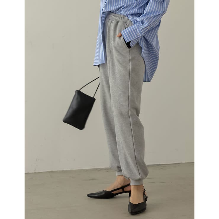 旬なコーデを楽しめるスウェットパンツ [低身長サイズ有]裏毛シームステッチデザイ… | Re:EDIT | 詳細画像30 