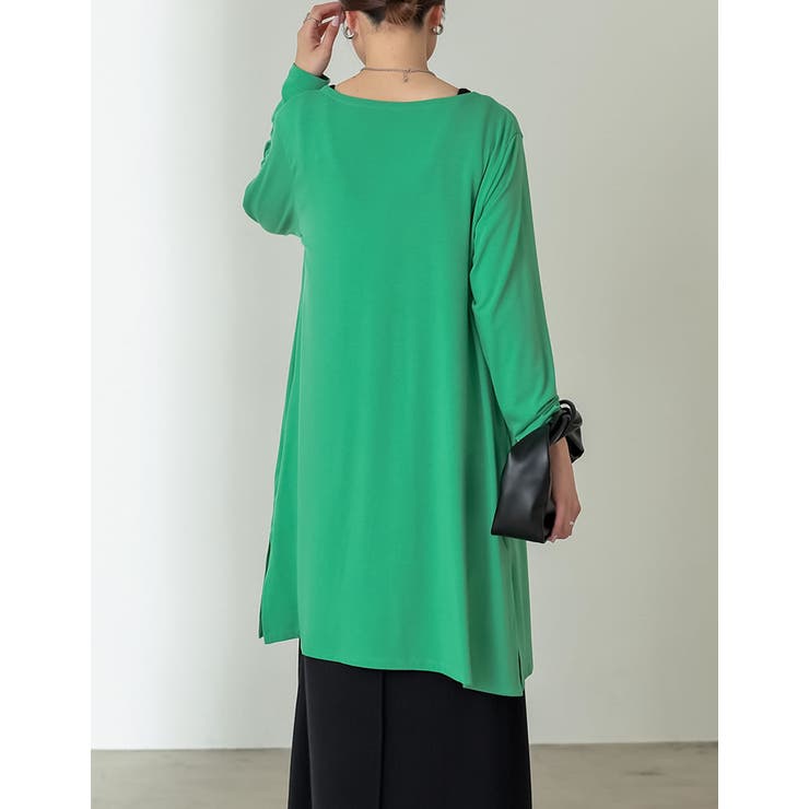 [接触冷感]丈が選べるとろみカットソートッパーカーディガン | Re:EDIT | 詳細画像24 