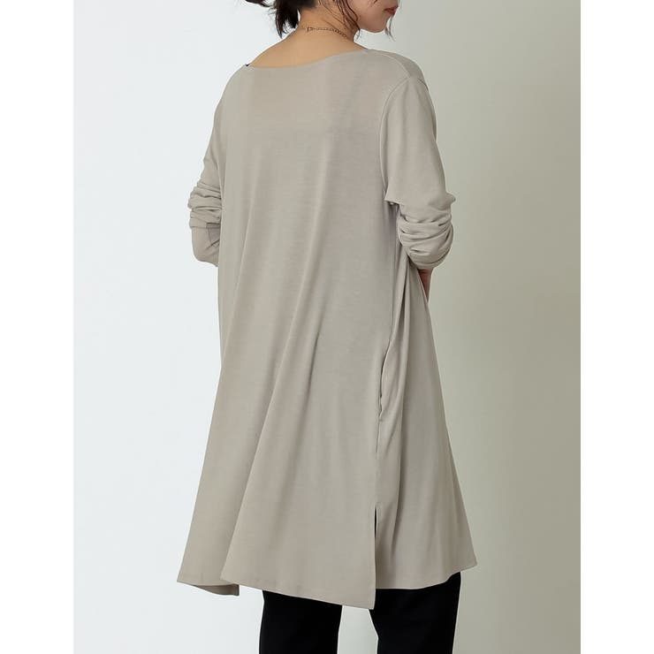 [接触冷感]丈が選べるとろみカットソートッパーカーディガン | Re:EDIT | 詳細画像27 