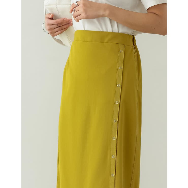 ジョーゼットポンチオープンスナップナロースカート | Re:EDIT | 詳細画像15 