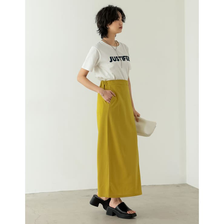 ジョーゼットポンチオープンスナップナロースカート | Re:EDIT | 詳細画像21 