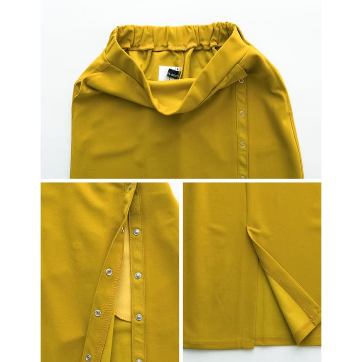 ジョーゼットポンチオープンスナップナロースカート | Re:EDIT | 詳細画像23 