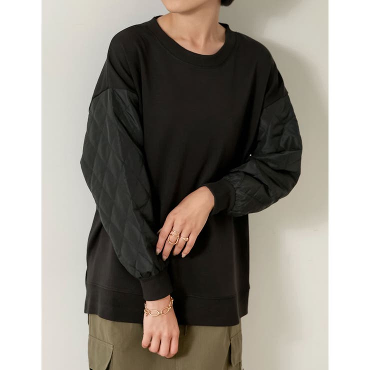 ブラック(001) | シンプルながらも周りと差がつく旬トップス | Re:EDIT