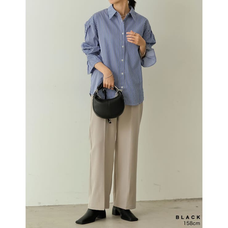 足元からモードな雰囲気をプラス スクエアトゥステッチミドルブーツ シューズ | Re:EDIT | 詳細画像11 