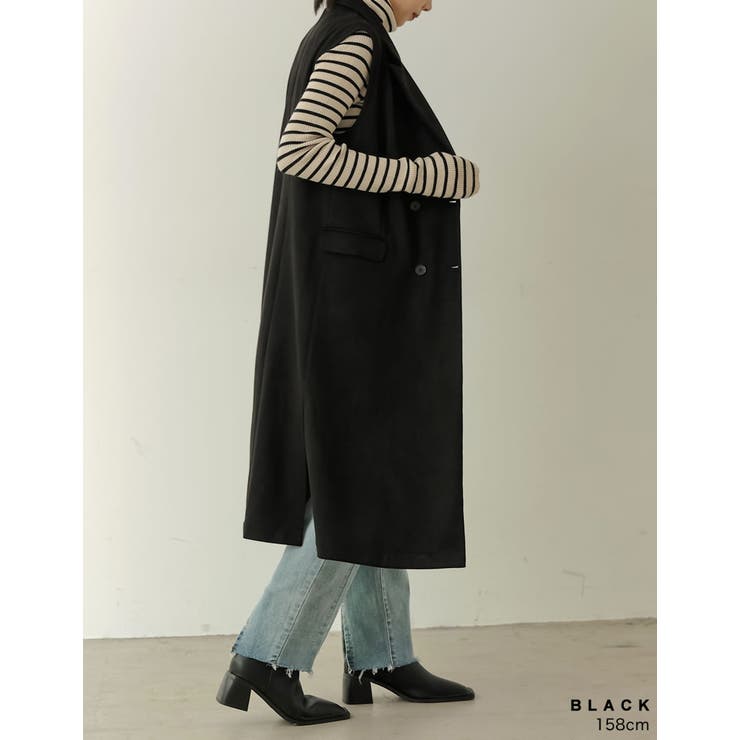 足元からモードな雰囲気をプラス スクエアトゥステッチミドルブーツ シューズ | Re:EDIT | 詳細画像9 