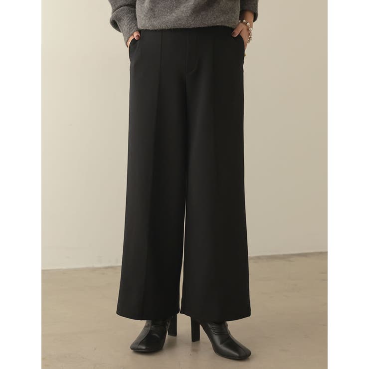 ライトダンボールステッチデザインストレートパンツ | Re:EDIT | 詳細画像3 