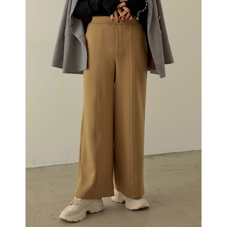 ライトダンボールステッチデザインストレートパンツ | Re:EDIT | 詳細画像9 