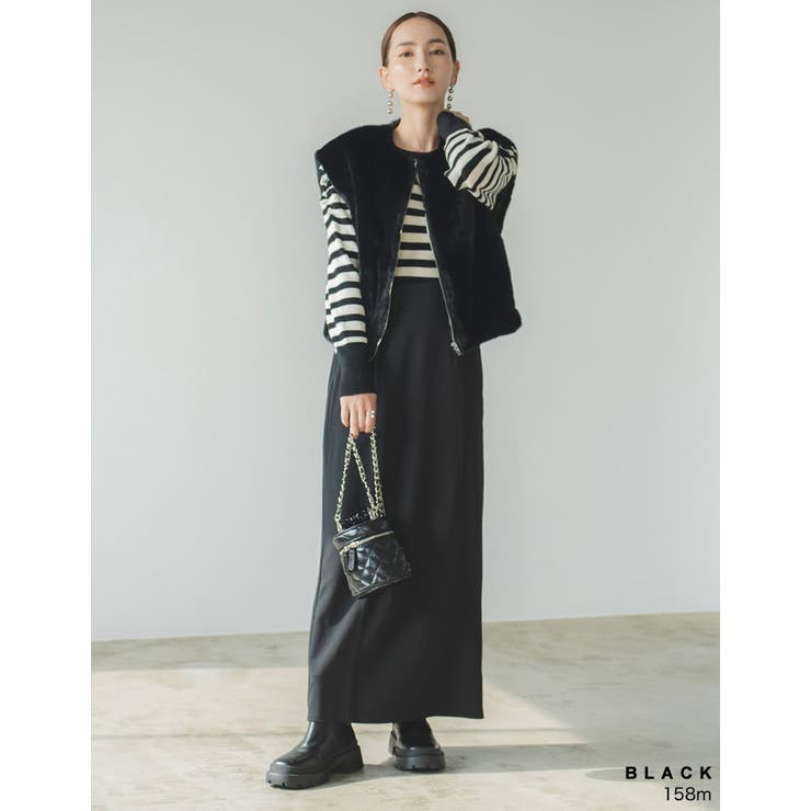 [辻元舞さん着用]サイドゴアミドルブーツ | Re:EDIT | 詳細画像3 