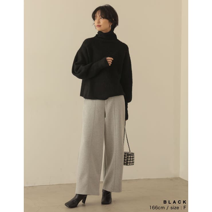 起毛ニットの風合いがフェミニンな印象に | Re:EDIT | 詳細画像5