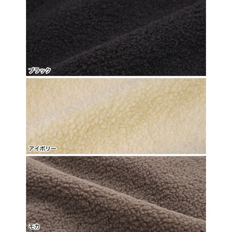 2023A/W COLLECTION]フェイクムートンボアポンチョコート[品番