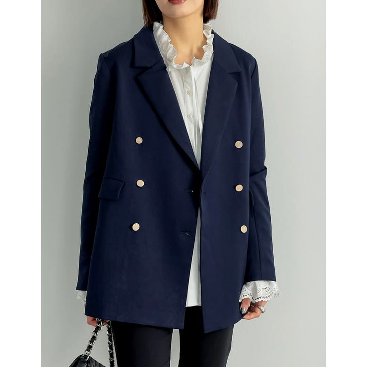 金ボタンブレザージャケット | Re:EDIT | 詳細画像2 