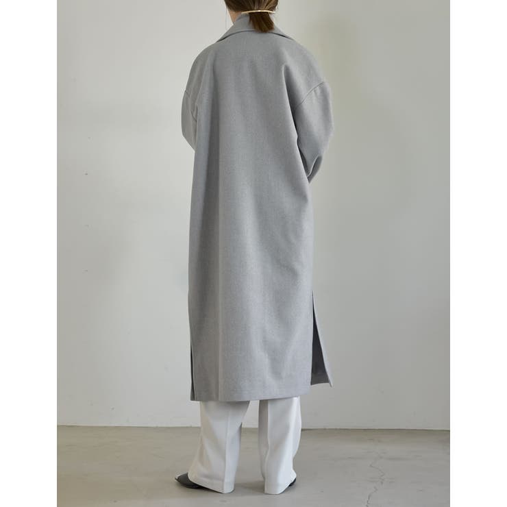 フェイクウールテーラードロングコート | Re:EDIT | 詳細画像23 