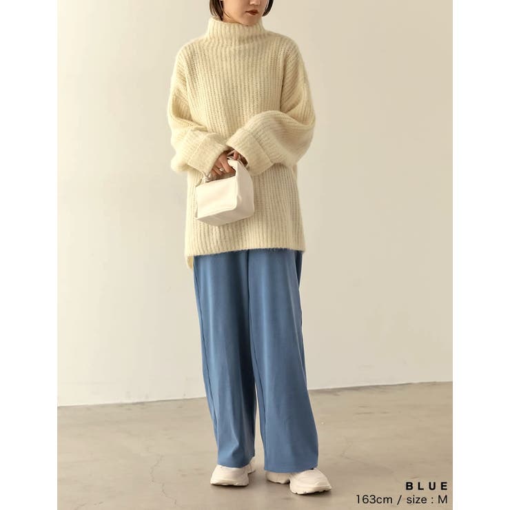 こなれた雰囲気を演出する美脚×リラクシーパンツ [低身長 高身長 | Re:EDIT | 詳細画像12 