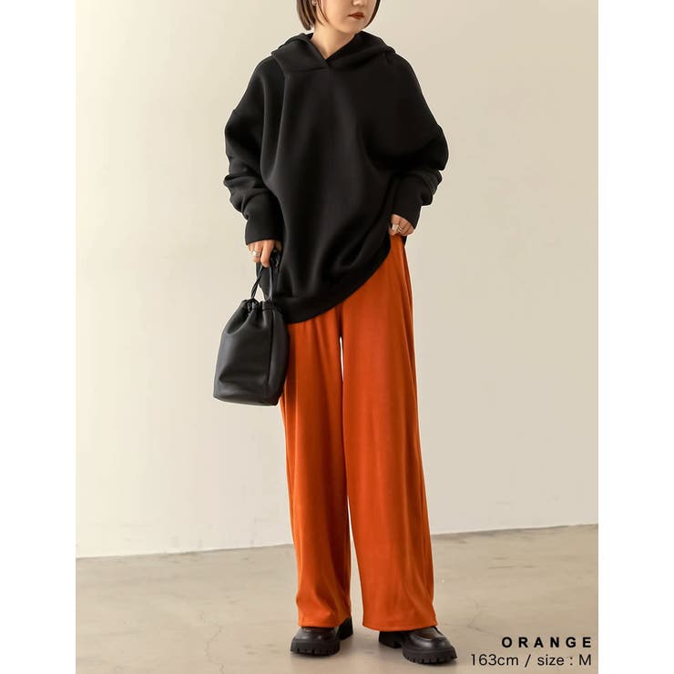 こなれた雰囲気を演出する美脚×リラクシーパンツ [低身長 高身長 | Re:EDIT | 詳細画像14 