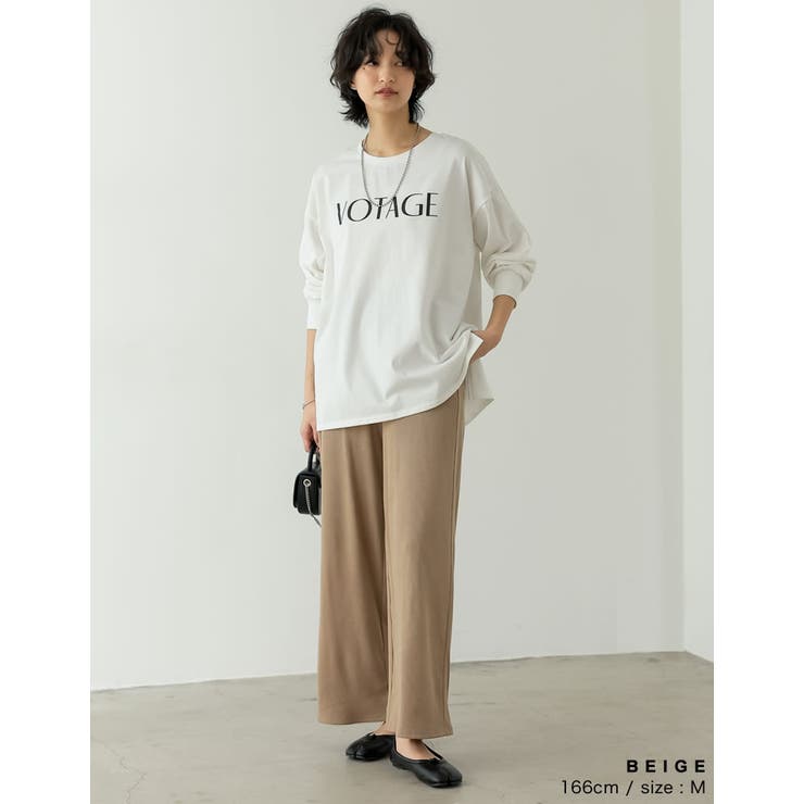 こなれた雰囲気を演出する美脚×リラクシーパンツ [低身長 高身長 | Re:EDIT | 詳細画像17 