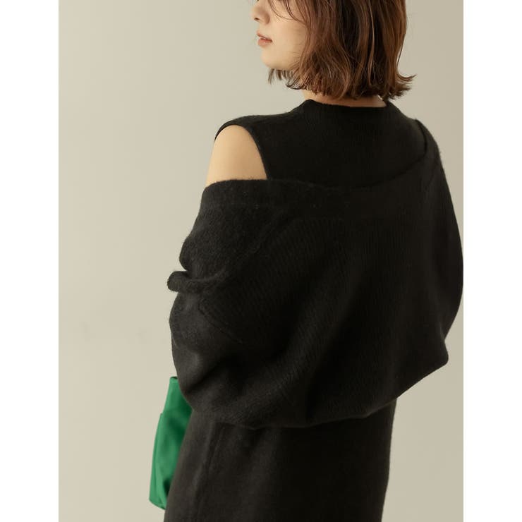 フェミニンなレイヤードコーデを楽しむニットワンピ [低身長サイズ有][2点セット… | Re:EDIT | 詳細画像11 